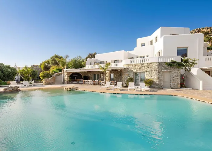 וילה Myker Estate I 8-bdr, Luxury, Seaview, Pool *